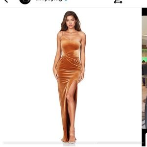 Nookie Amara Gown Caramel M